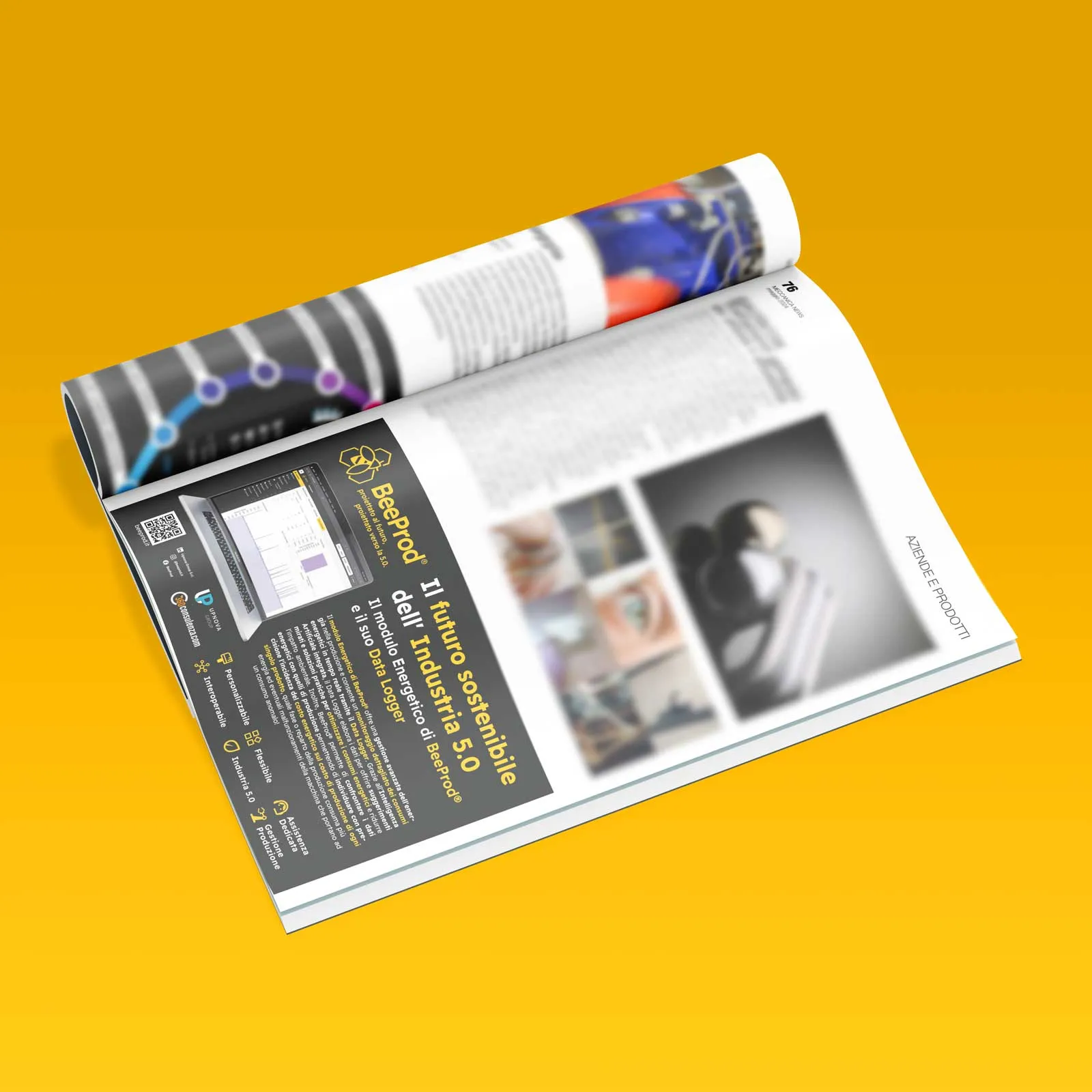 Scopri di più sull'articolo BeeProd® sulla Rivista “Meccanica News” edizione di Maggio